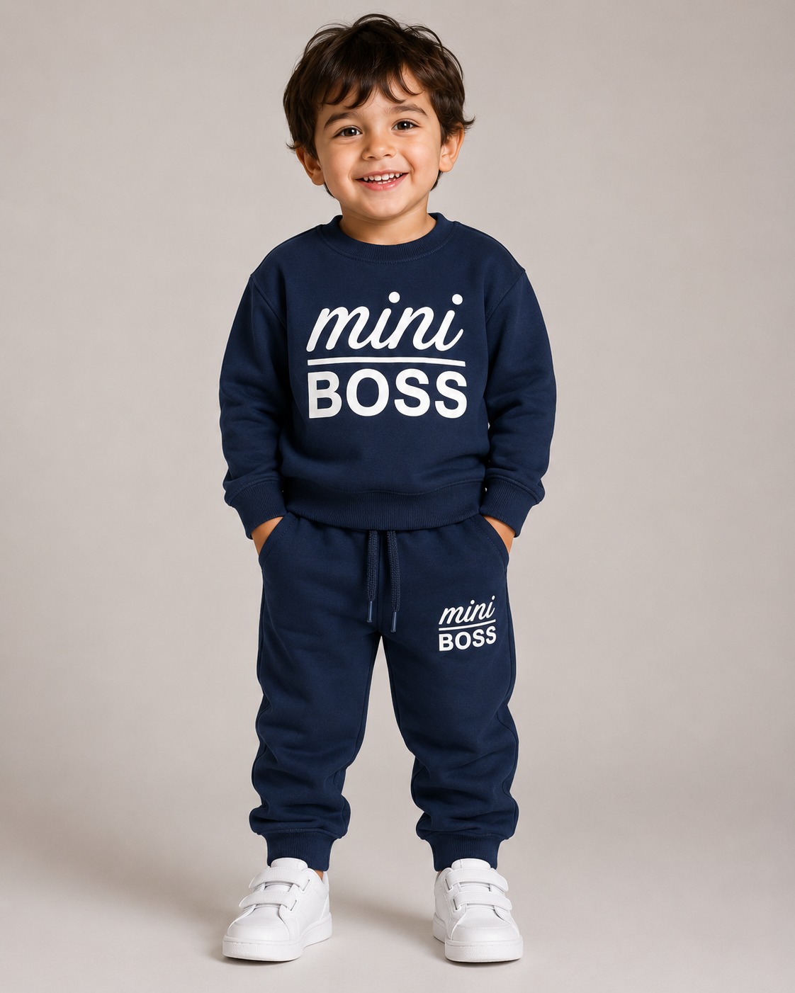 Mini Boss Co-ord Set — Navy